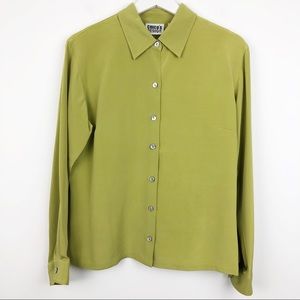 Chico Silk Blouse in Geeen